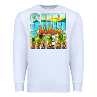 White summer vibes Premium Sweatshirt - Zillion Design Studio