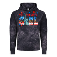 Cloud Black all american girl Vintage Hoodie - AdoDesignShop