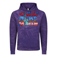 Cloud Purple all american girl Vintage Hoodie - AdoDesignShop
