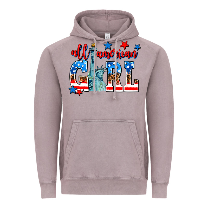 All American Girl Vintage Hoodie by AdoDesignShop | Teevron