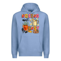 Colony Blue hoeing ain't easy Premium Hoodie - Artiststas