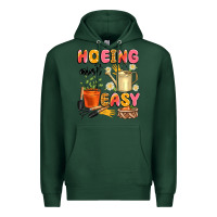 Sports Green hoeing ain't easy Premium Hoodie - Artiststas