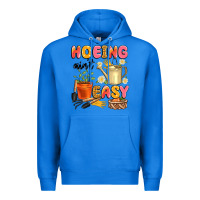 True Royal hoeing ain't easy Premium Hoodie - Artiststas