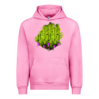Fuchsia Pink halloween patch Urban Hoodie - BundleAndBundleShop