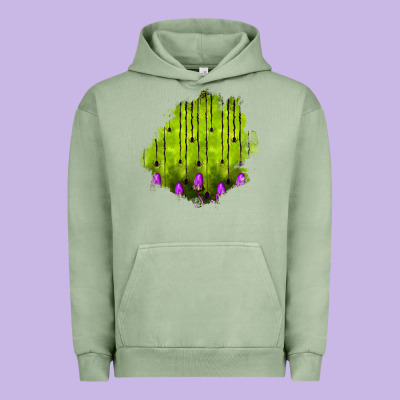 Halloween Patch Urban Hoodie Designed By Bundleandbundleshop