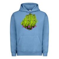 Pigment Pebble Blue halloween patch Urban Hoodie - BundleAndBundleShop