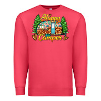 Cardinal happy camper Premium Sweatshirt - Zillion Design Studio