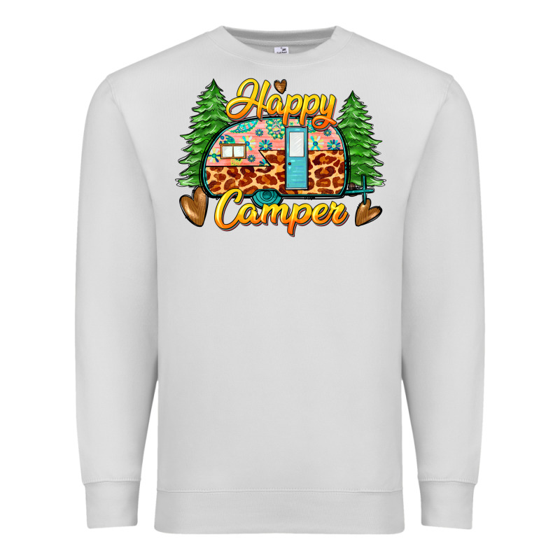 Happy Camper Premium Sweatshirt by Zillion Design Studio | Teevron