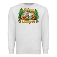 Oatmeal Heather happy camper Premium Sweatshirt - Zillion Design Studio