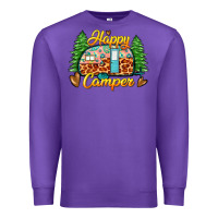 Purple happy camper Premium Sweatshirt - Zillion Design Studio