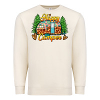 Sandshell happy camper Premium Sweatshirt - Zillion Design Studio