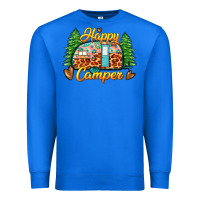 True Royal happy camper Premium Sweatshirt - Zillion Design Studio