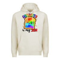 Oatmeal Heather diversity is my jam Premium Hoodie - Artiststas