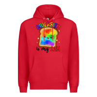 Red diversity is my jam Premium Hoodie - Artiststas