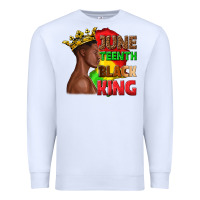 White juneteenth black king Premium Sweatshirt - texasbilliewilder