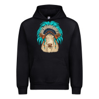 Black charolais indian headdress Urban Hoodie - JahusDesignShop