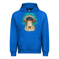 Cobalt charolais indian headdress Urban Hoodie - JahusDesignShop