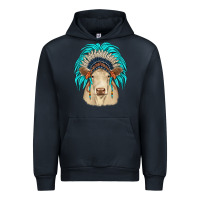 Navy charolais indian headdress Urban Hoodie - JahusDesignShop