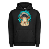 Pigment Black charolais indian headdress Urban Hoodie - JahusDesignShop
