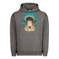 Pigment Tornado charolais indian headdress Urban Hoodie - JahusDesignShop