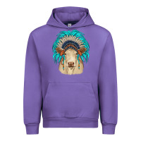 Tulip charolais indian headdress Urban Hoodie - JahusDesignShop