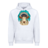 White charolais indian headdress Urban Hoodie - JahusDesignShop