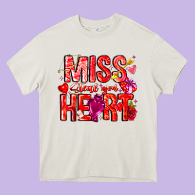 Mis Steal Your Heart Heavy Core Tee Designed By Cowhidedigitalart