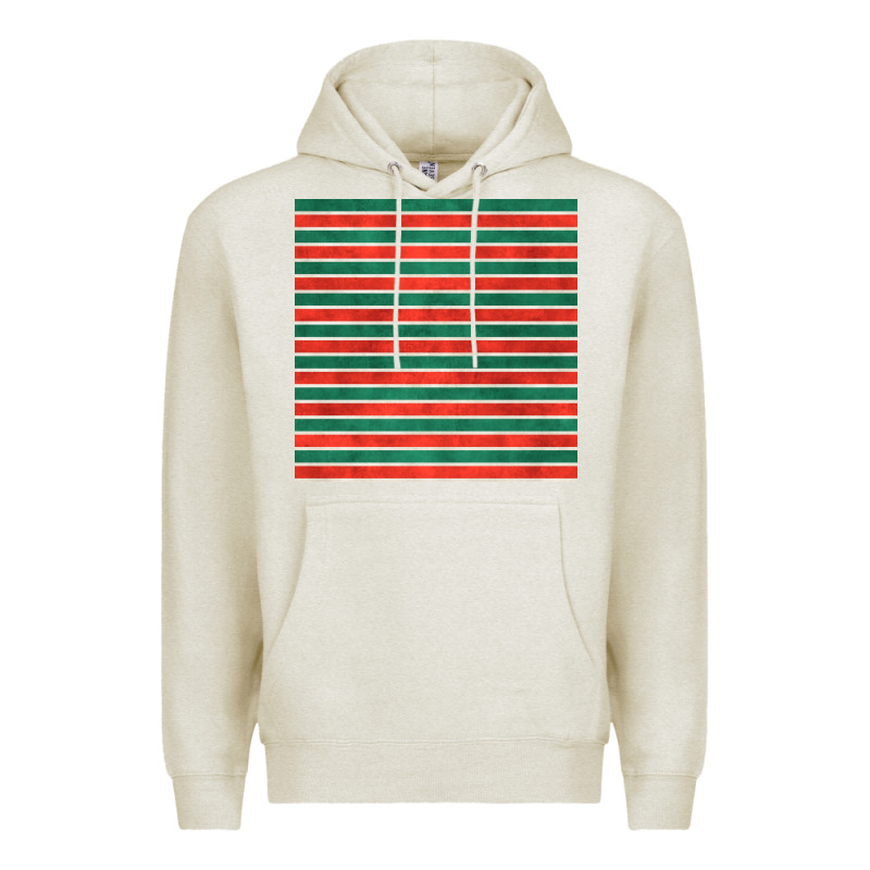 Christmas Stripes Seamless Pattern Premium Hoodie by BundleAndBundleShop | Teevron