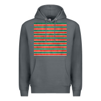 Rock christmas stripes seamless pattern Premium Hoodie - BundleAndBundleShop