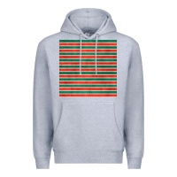 Heather Grey christmas stripes seamless pattern Premium Hoodie - BundleAndBundleShop