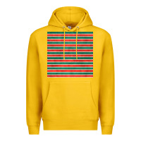 Lemon christmas stripes seamless pattern Premium Hoodie - BundleAndBundleShop
