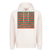 Pale Pink christmas stripes seamless pattern Premium Hoodie - BundleAndBundleShop
