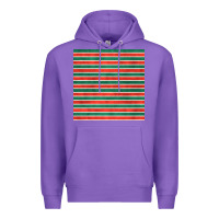 Purple christmas stripes seamless pattern Premium Hoodie - BundleAndBundleShop