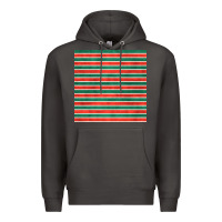 Smoke christmas stripes seamless pattern Premium Hoodie - BundleAndBundleShop