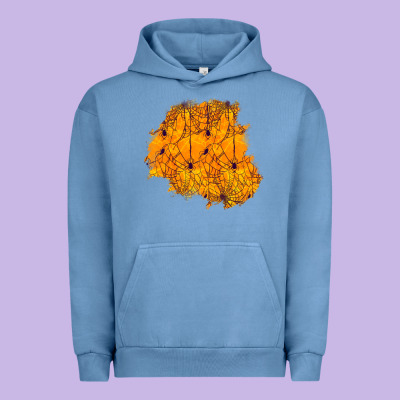 Halloween Patch Urban Hoodie Designed By Bundleandbundleshop