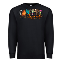 Black campfire legend Premium Sweatshirt - Zillion Design Studio