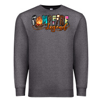 Charcoal Heather campfire legend Premium Sweatshirt - Zillion Design Studio