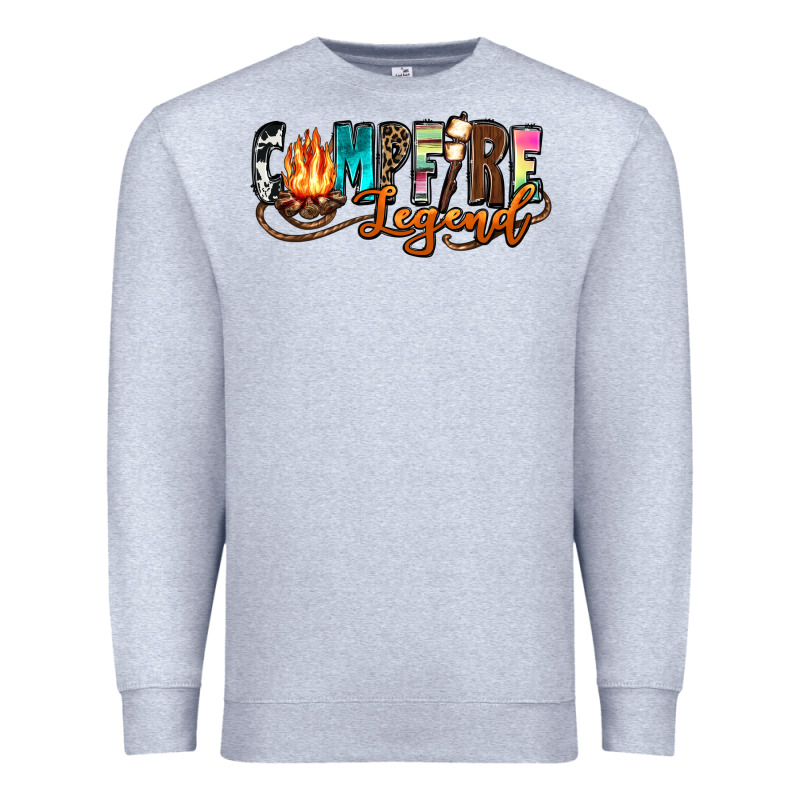 Campfire Legend Premium Sweatshirt by Zillion Design Studio | Teevron
