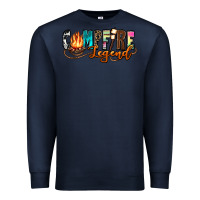Navy campfire legend Premium Sweatshirt - Zillion Design Studio