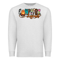 Oatmeal Heather campfire legend Premium Sweatshirt - Zillion Design Studio