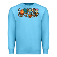 Ocean Blue campfire legend Premium Sweatshirt - Zillion Design Studio
