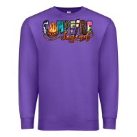 Purple campfire legend Premium Sweatshirt - Zillion Design Studio