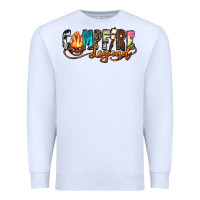 White campfire legend Premium Sweatshirt - Zillion Design Studio