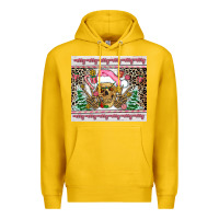 Lemon pink skeleton  christmas Premium Hoodie - AdoDesignShop
