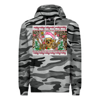 Slate Camo pink skeleton  christmas Premium Hoodie - AdoDesignShop