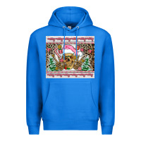 True Royal pink skeleton  christmas Premium Hoodie - AdoDesignShop