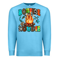 Ocean Blue bonfire Premium Sweatshirt - Zillion Design Studio