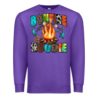 Purple bonfire Premium Sweatshirt - Zillion Design Studio
