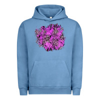 Pigment Pebble Blue halloween patch Urban Hoodie - BundleAndBundleShop