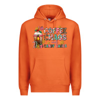 Carrot coffee chaos and candy canes Premium Hoodie - AdoDesignShop